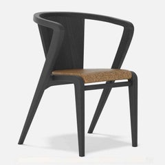 Painted Ash and Fabric Portuguese Roots Chair by Alexandre Caldas