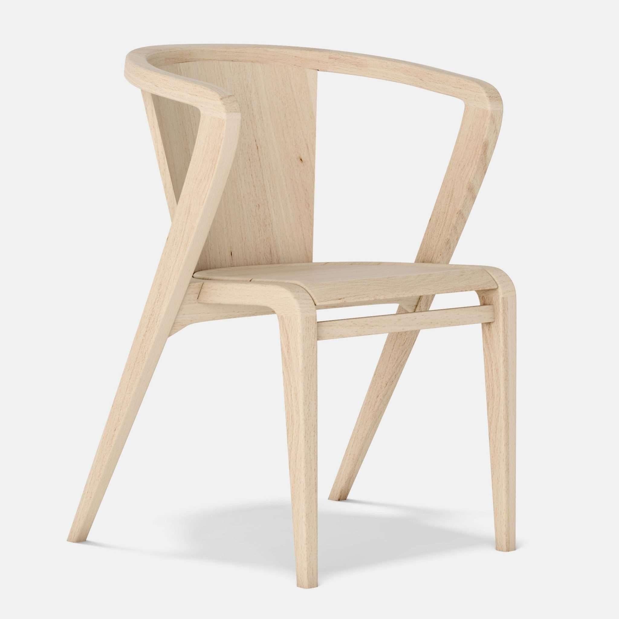 Bemalter Stuhl aus Eschenholz und Stoff mit portugiesischen Wurzeln von Alexandre Caldas im Angebot 1
