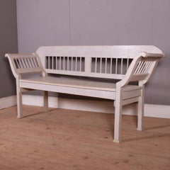 Painted Austrian Settle Bench