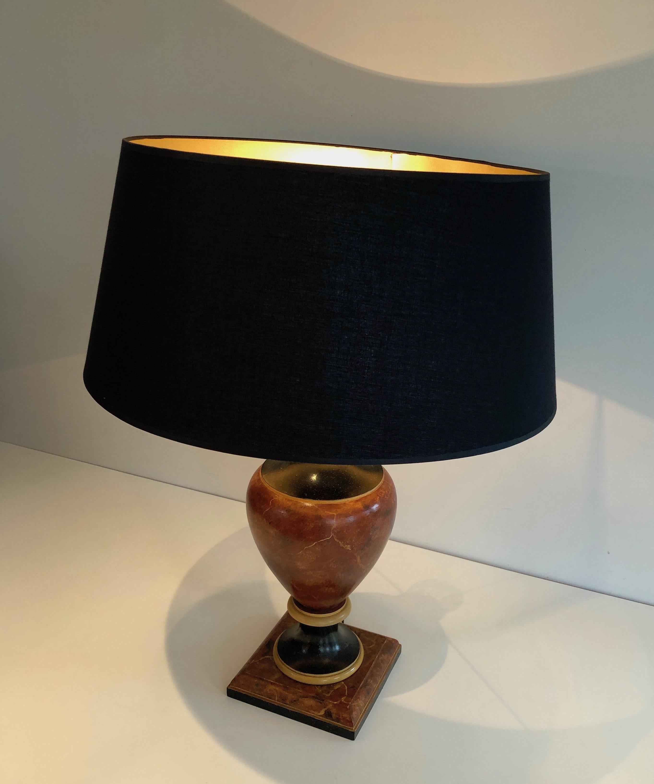 Painted Baluster Wooden Table Lamp 9