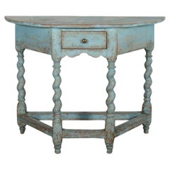 Painted Barley Twist Console Table