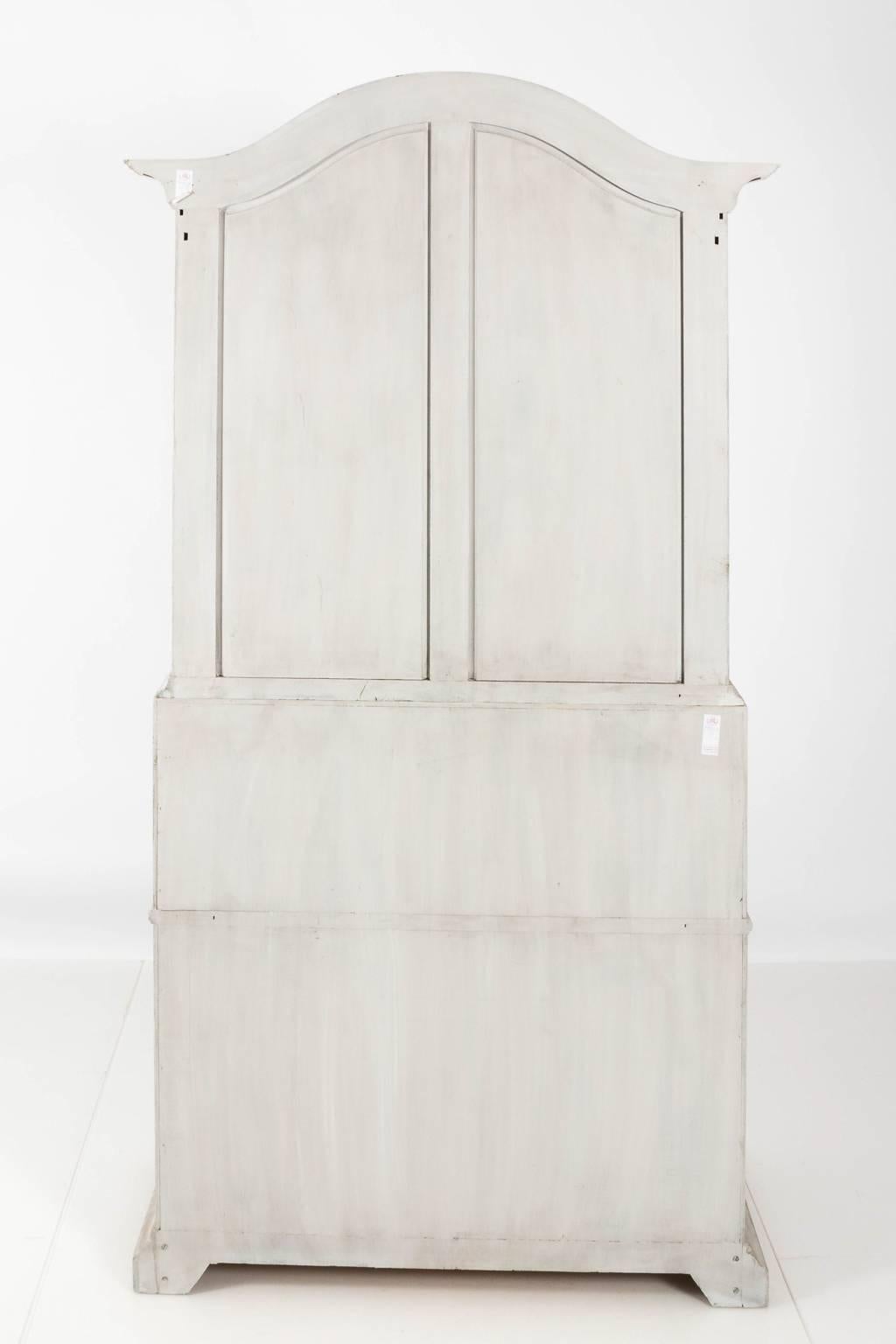 Painted Baroque Style Writing Cabinet 6