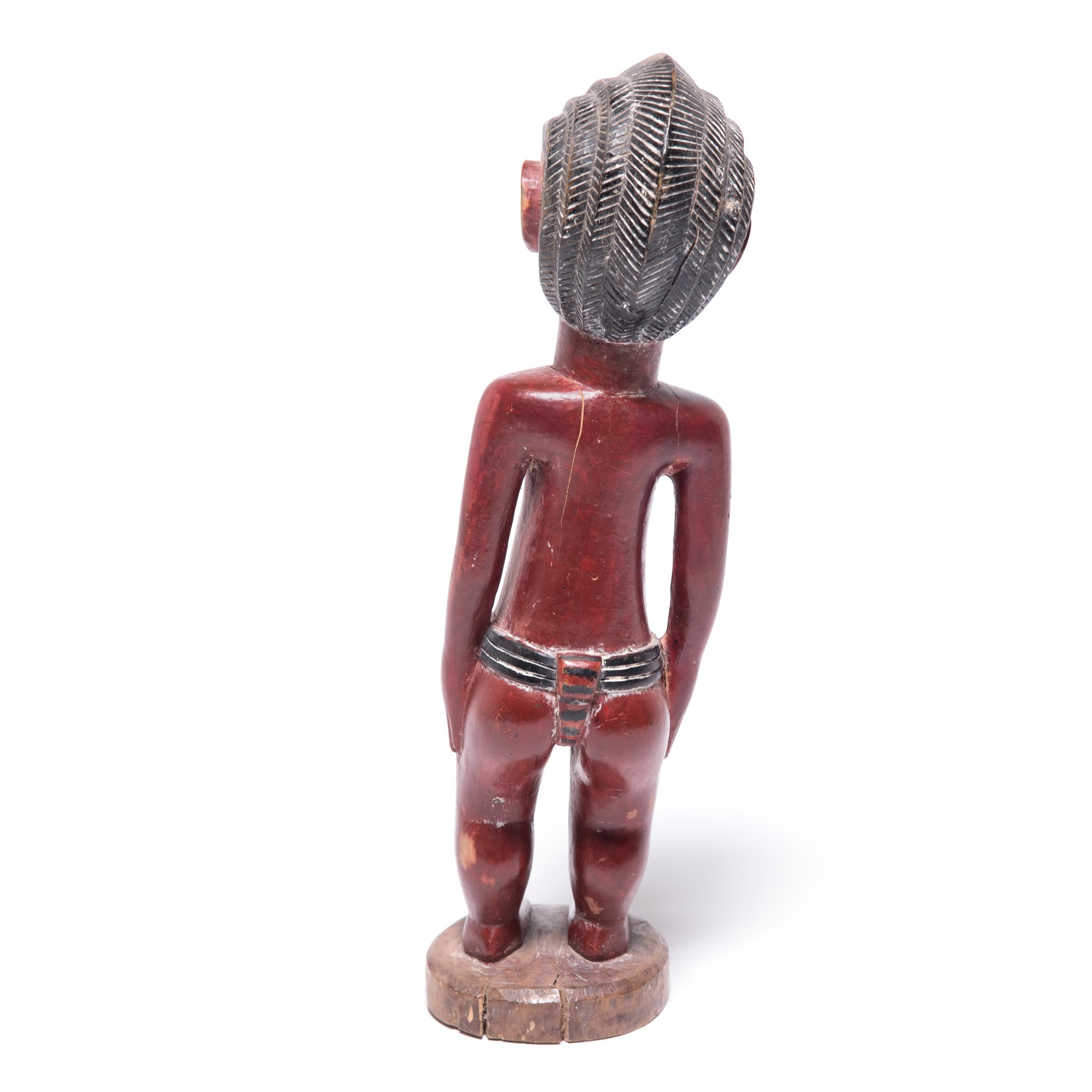 Tribal Painted Baule Blolo Bla Figure For Sale