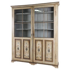 Antique Painted Bookcase, 19th Century
