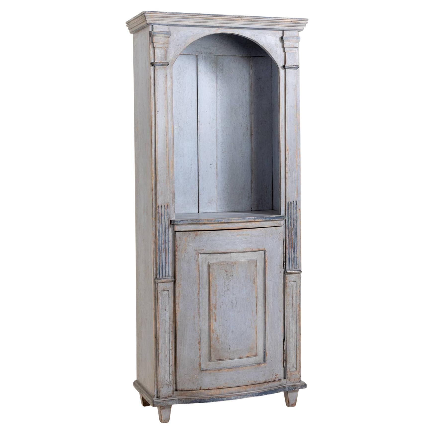 19th Century French Painted Bookcase For Sale at 1stDibs