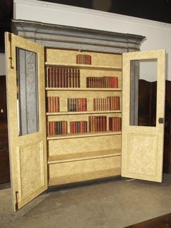 Painted Bookcase from Northern Italy, 20th Century