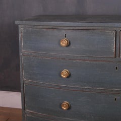 Painted Bow Front Chest of Drawers