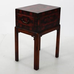 Painted Box on Stand