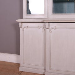 Painted Breakfront Bookcase
