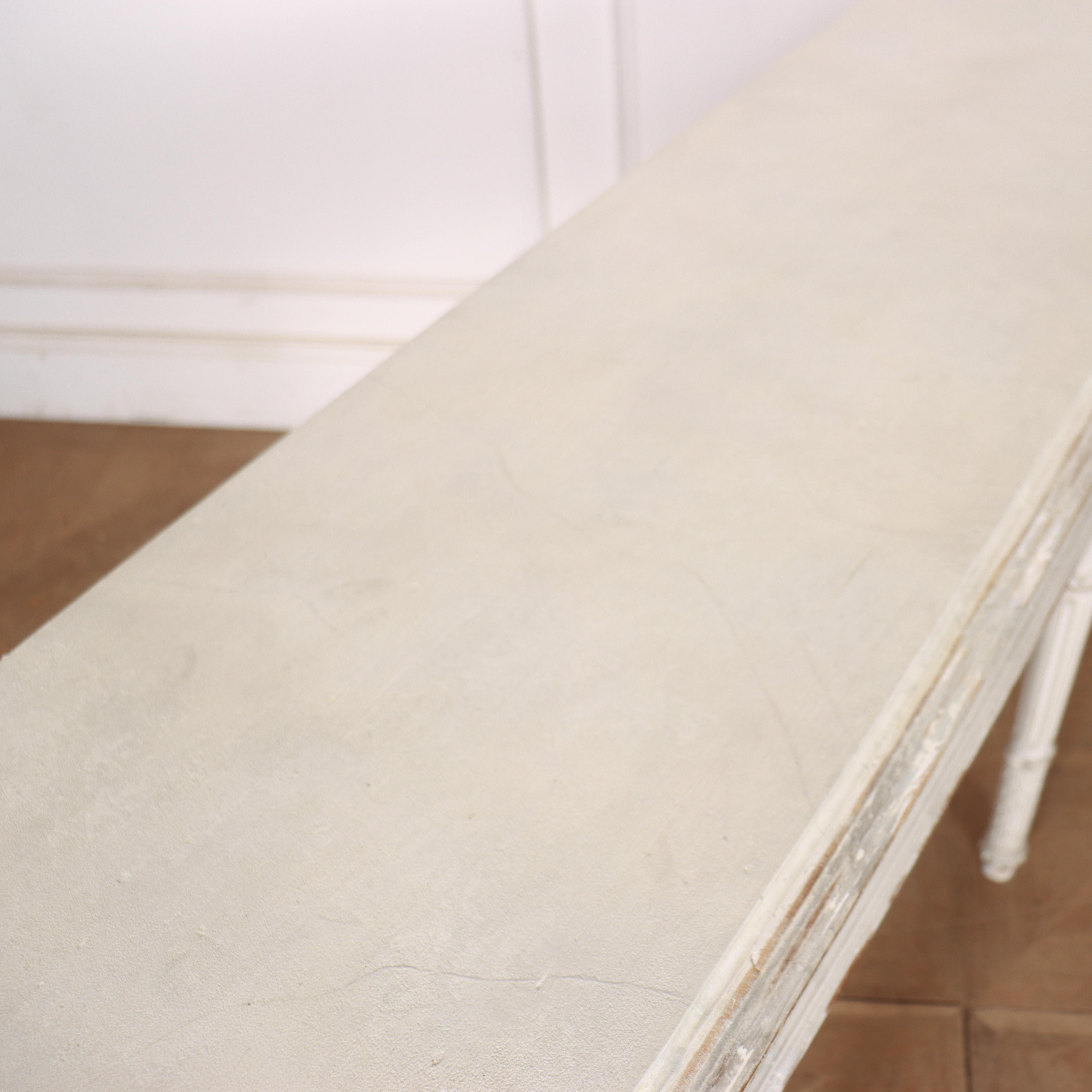 Painted Breakfront Console Table For Sale 5