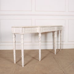 Painted Breakfront Console Table