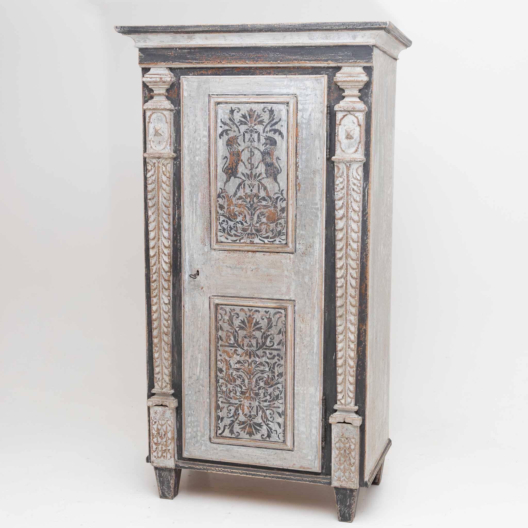 Painted Cabinet, 17th / 19th Century