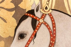 Painted Canvas, Arabian Horse, Contemporary Work