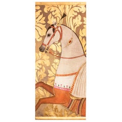 Painted Canvas, Arabian Horse, Contemporary Work