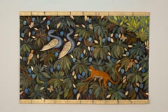 Painted canvas, or decorative panel, “Paradise Lost.” Contemporary.