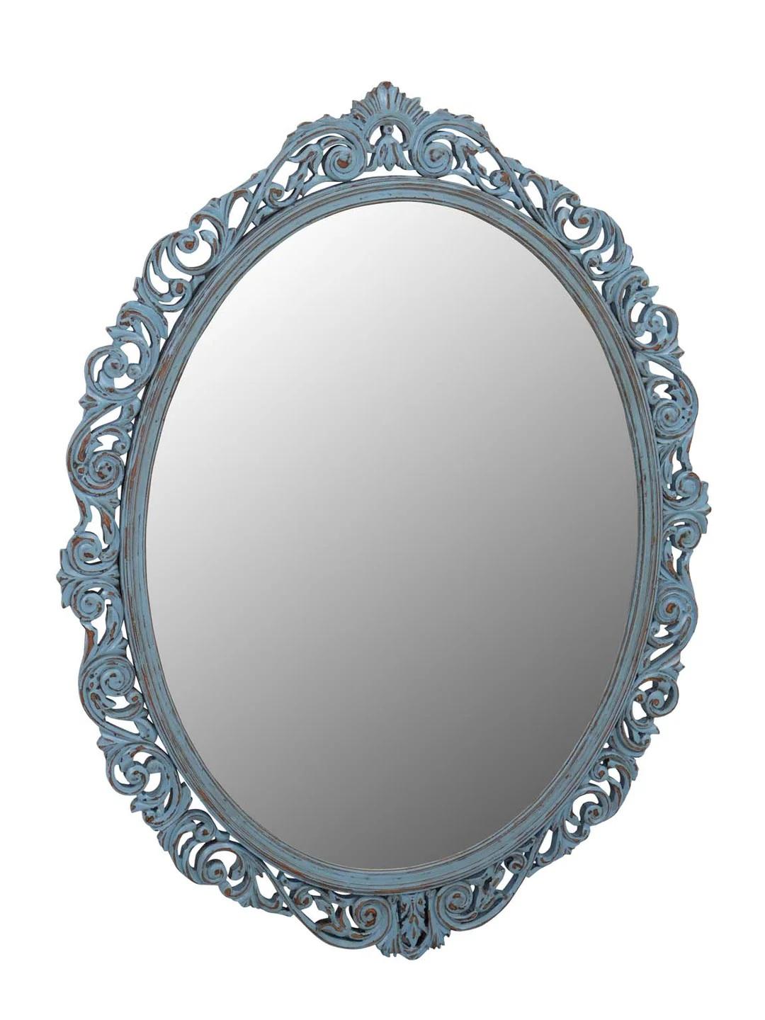 Miroir peint et sculpté Bon état - En vente à New York, NY