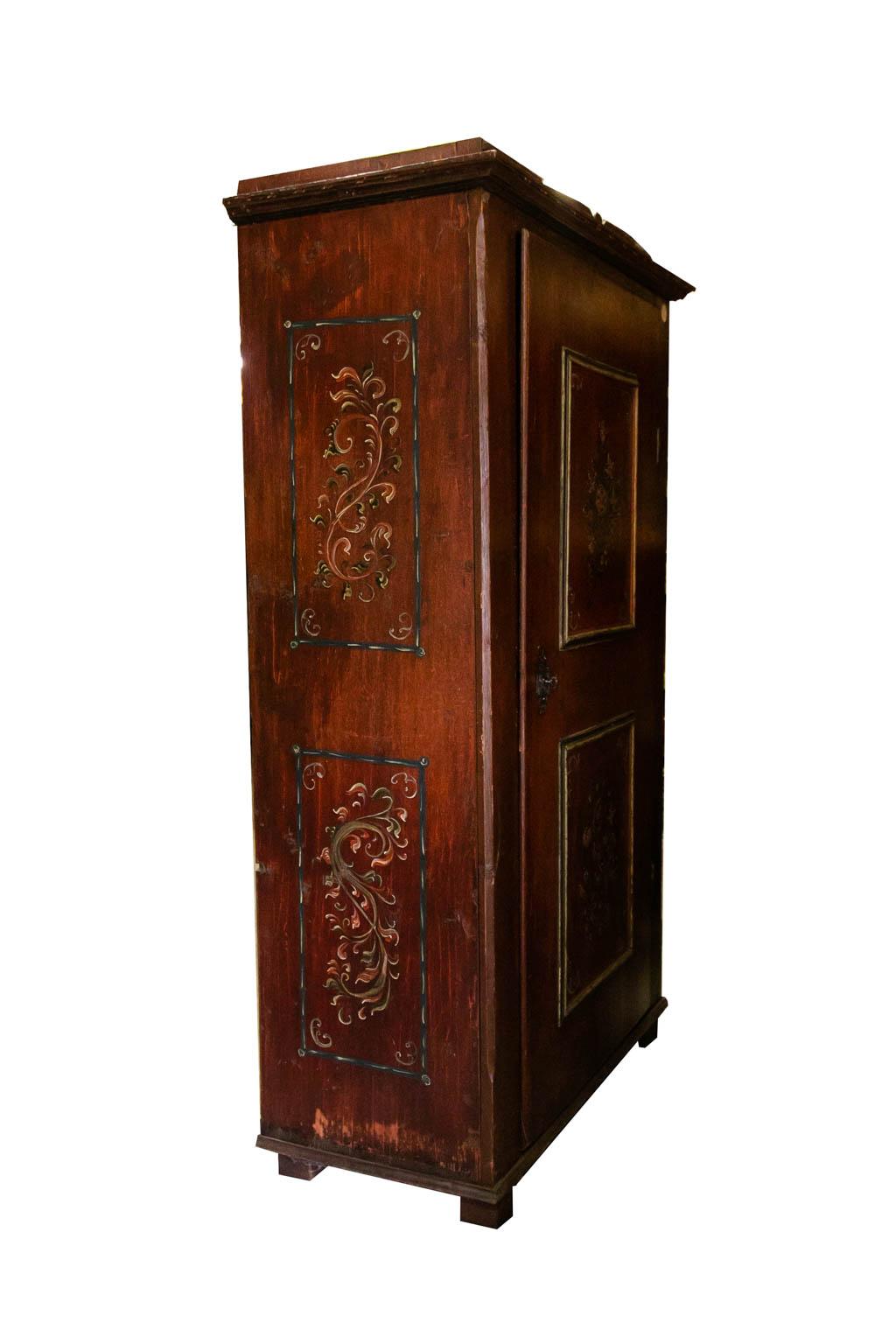 Painted Central European Armoire For Sale 3