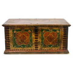 Painted Central European Blanket Chest