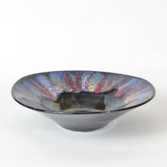 Painted Ceramic Dish by Ditmar Urbach, Czechoslovakia 1960s