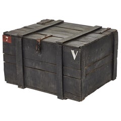 Painted Chest from Belgium Army