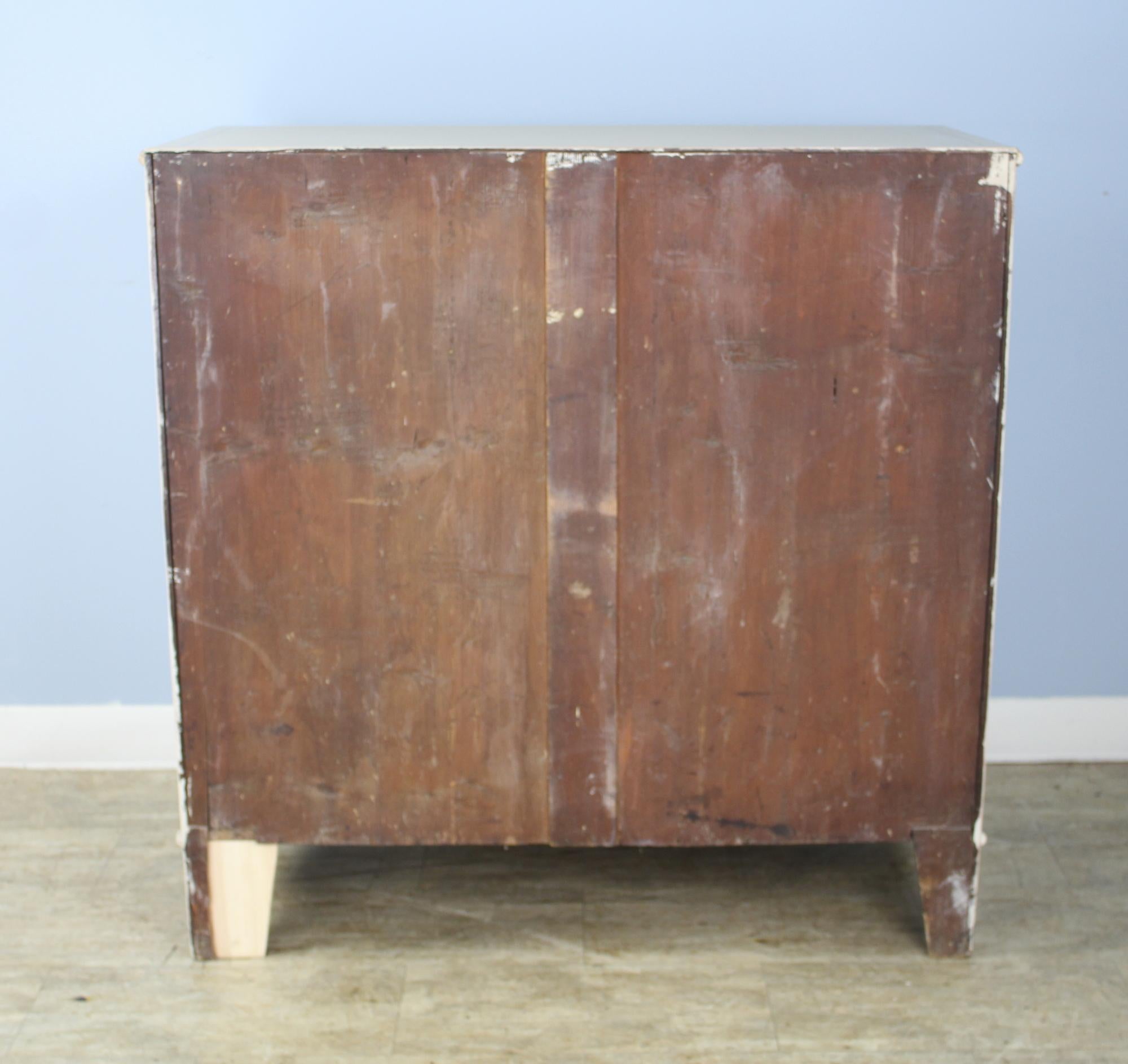 Painted Chest of Drawers with Bamboo Mouldings 4