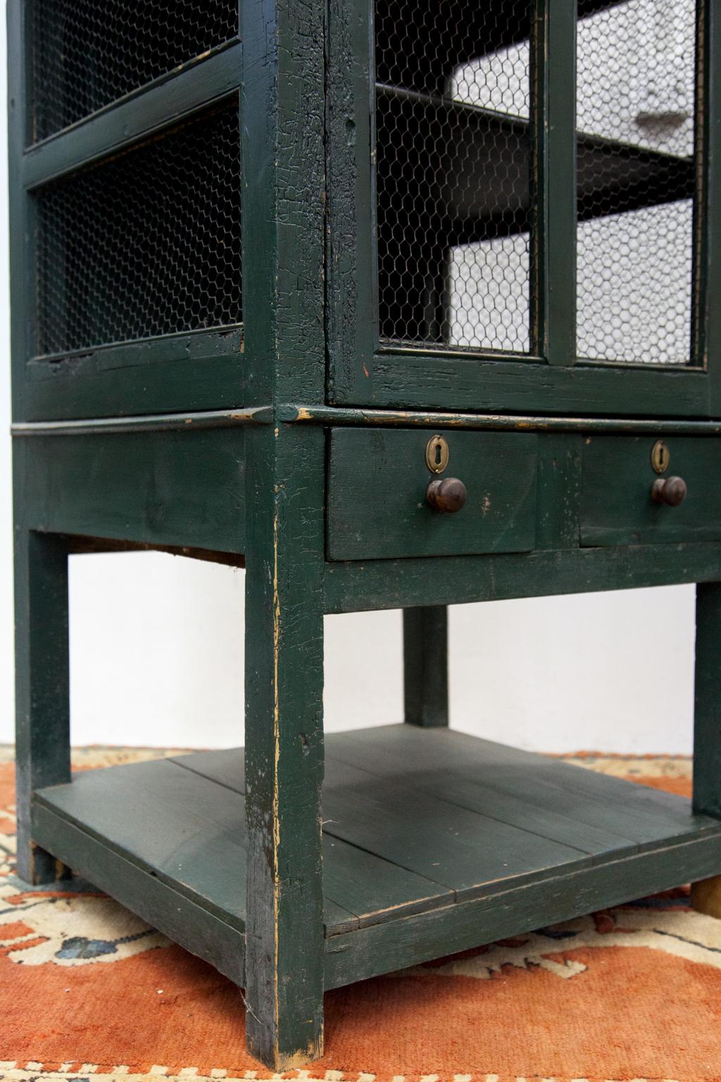 Late 19th Century Painted Chicken Coop