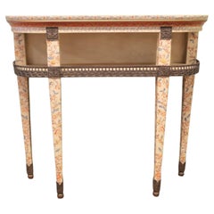 Painted Chinoiserie Console Table,  Imari Chinoiserie Style