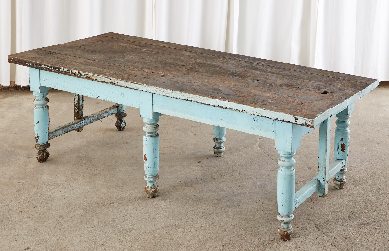 farmhouse prep table