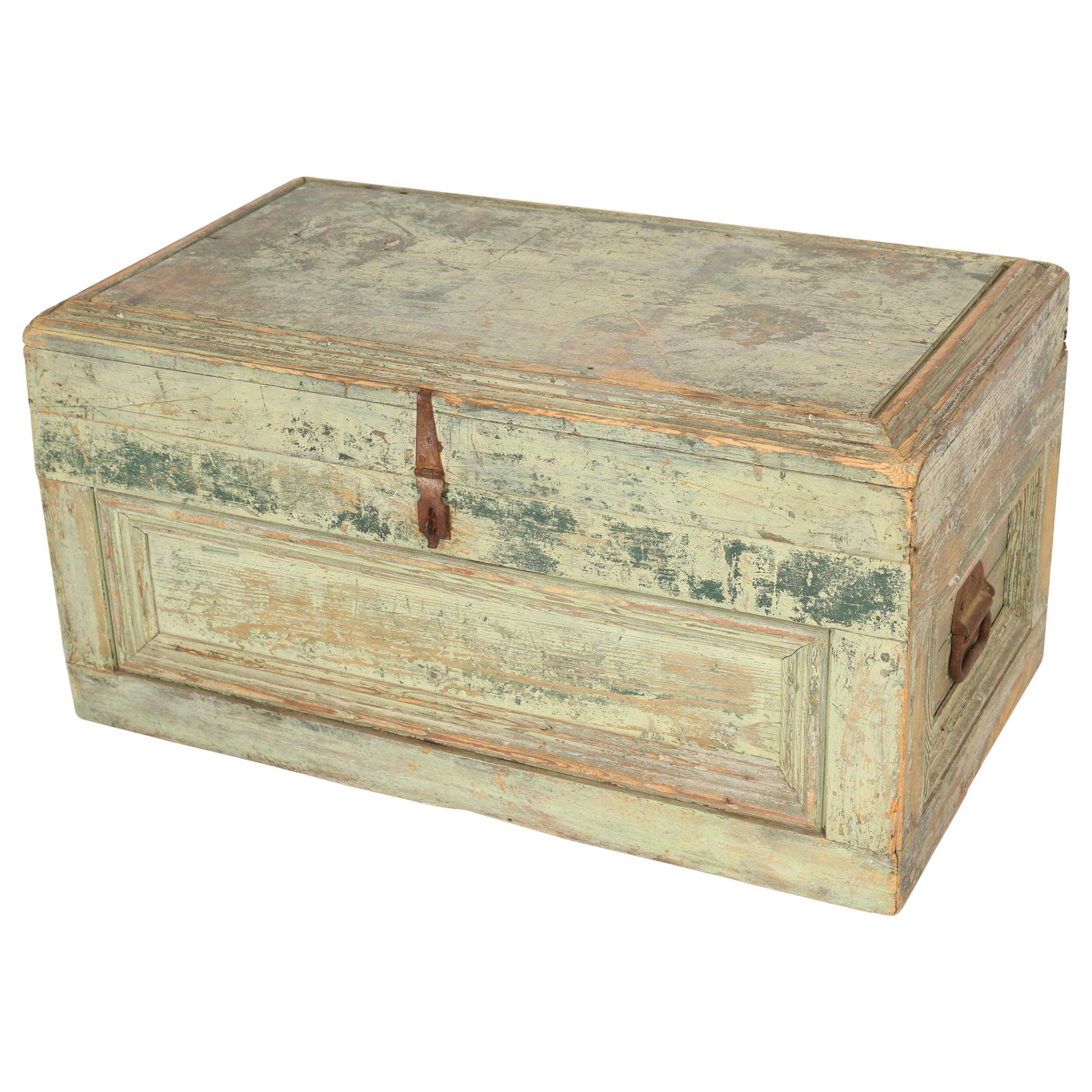 Painted Country Trunk