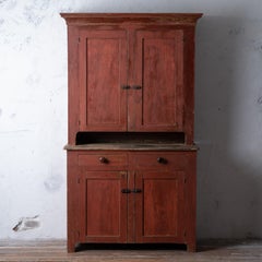 Painted Cupboard, 19th Century