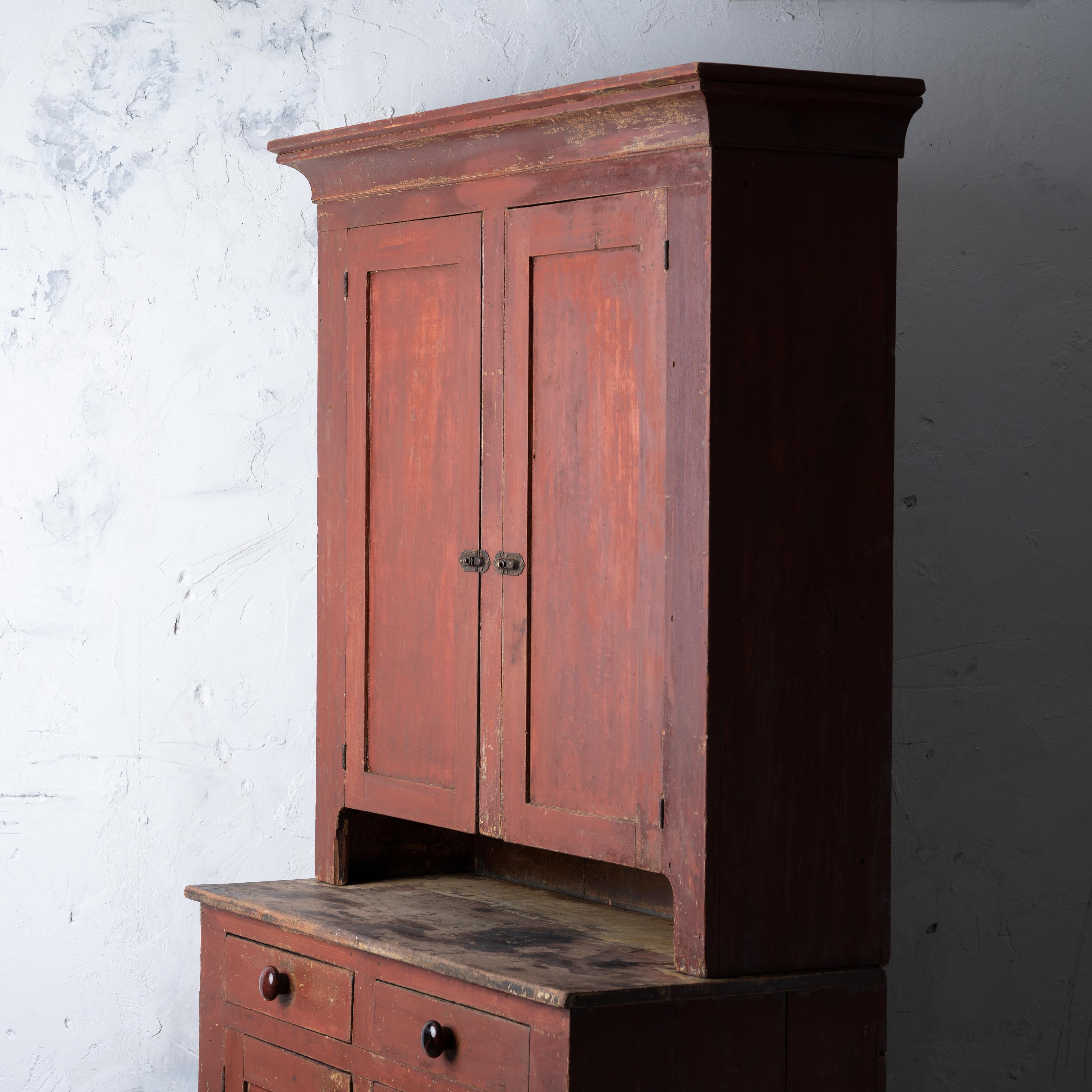 Painted Cupboard, 19th Century For Sale 2
