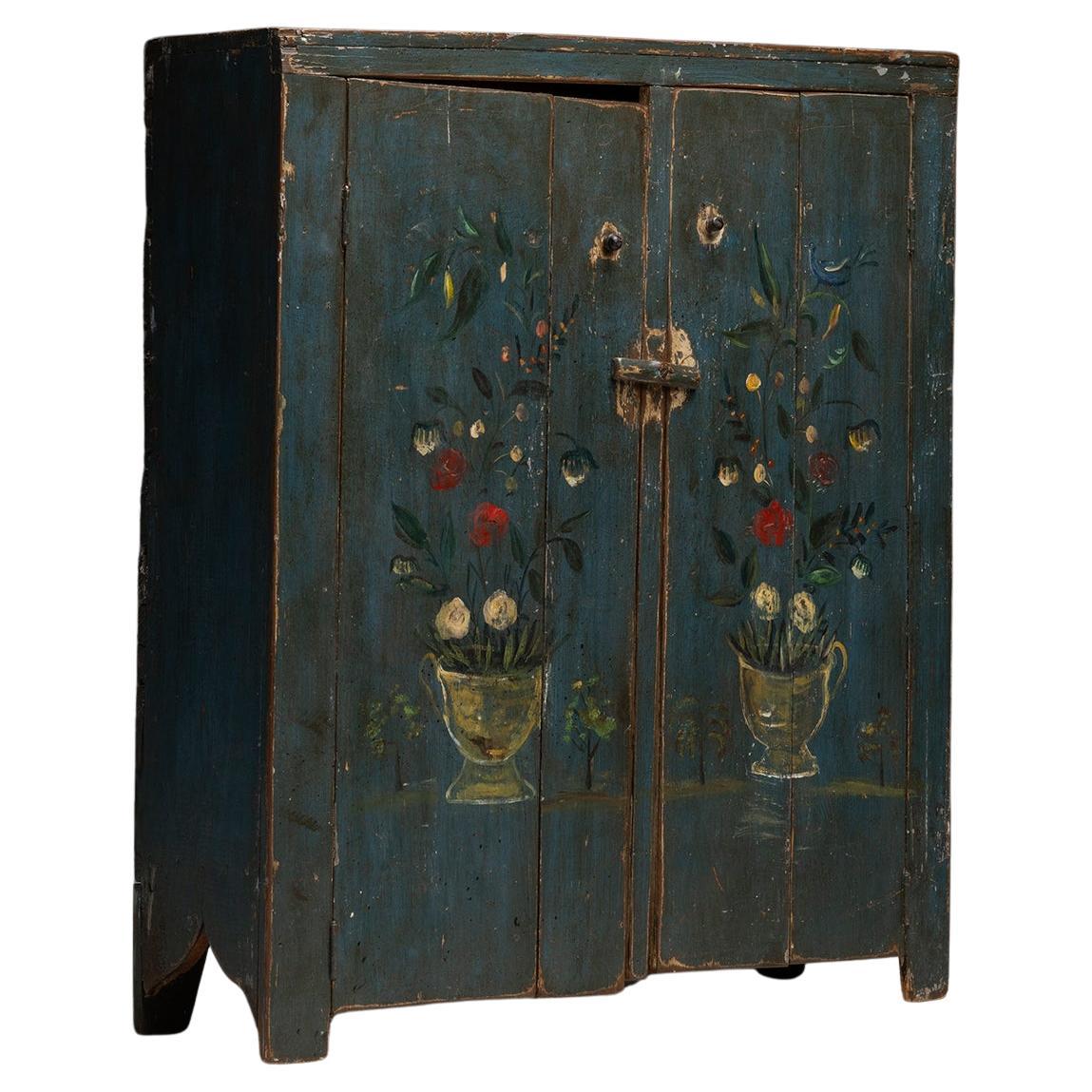 Credenza dipinta, America, circa 1900