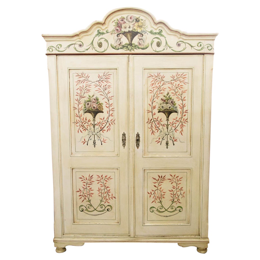 Painted Danish Armoire