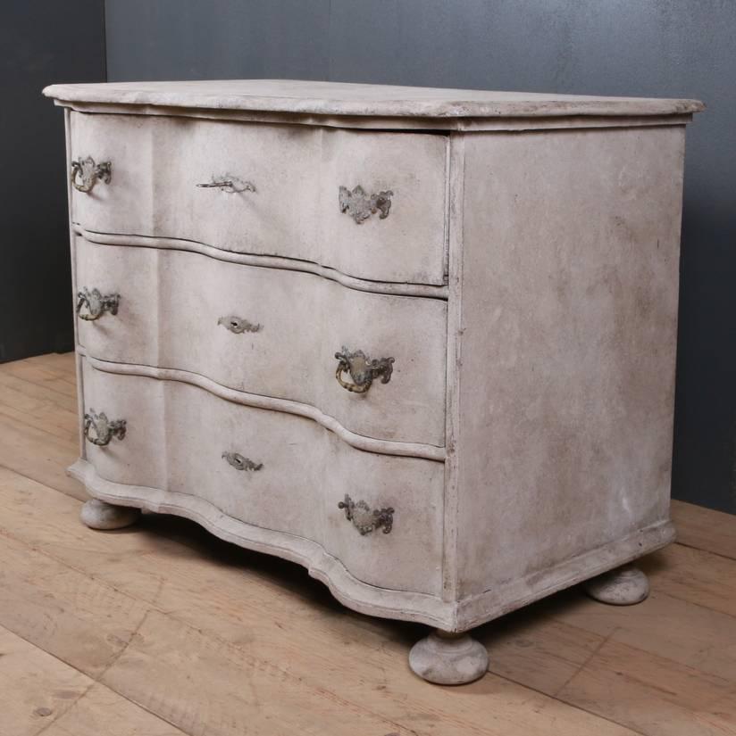 Painted Danish Commode In Good Condition In Leamington Spa, Warwickshire