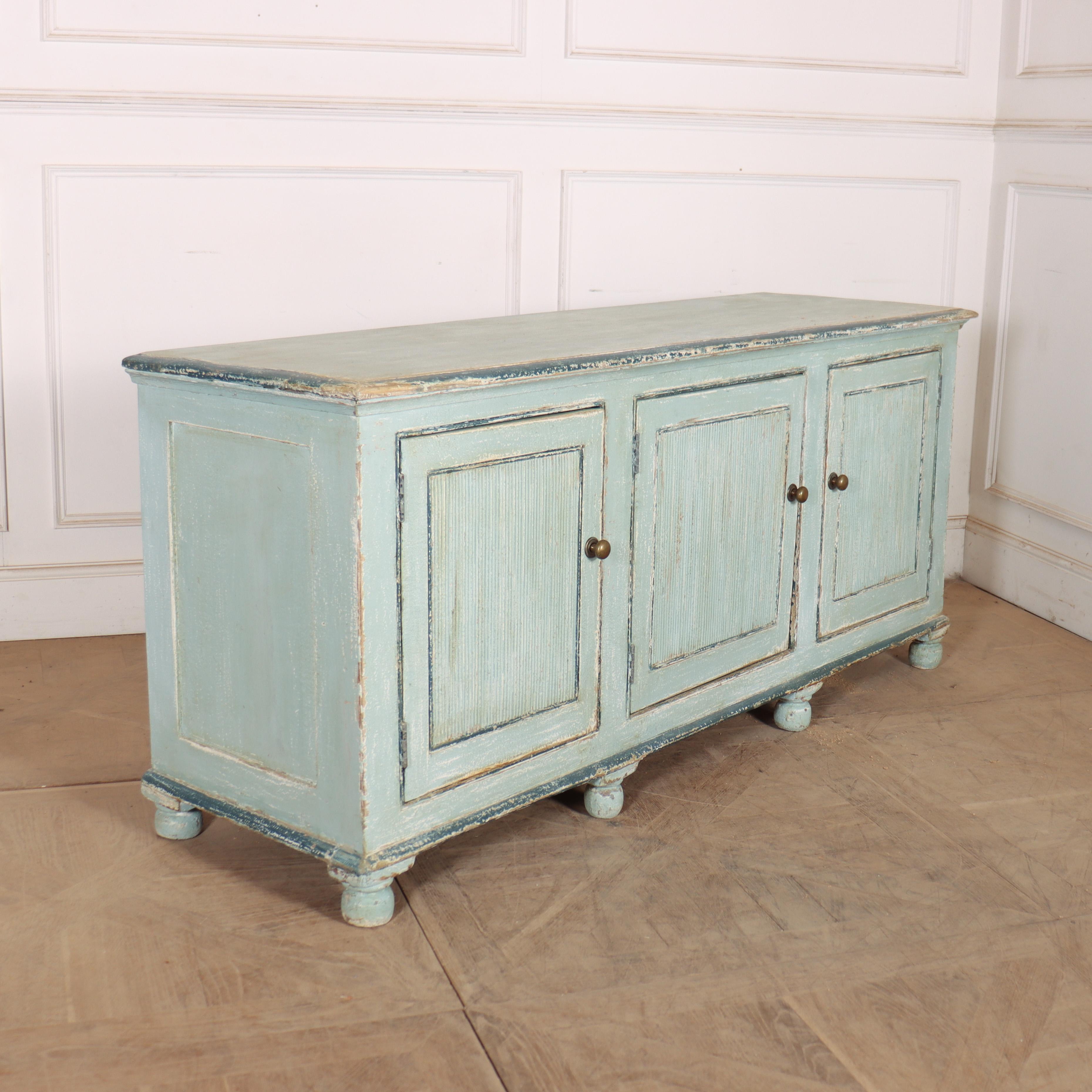 Painted Danish Enfilade For Sale 6