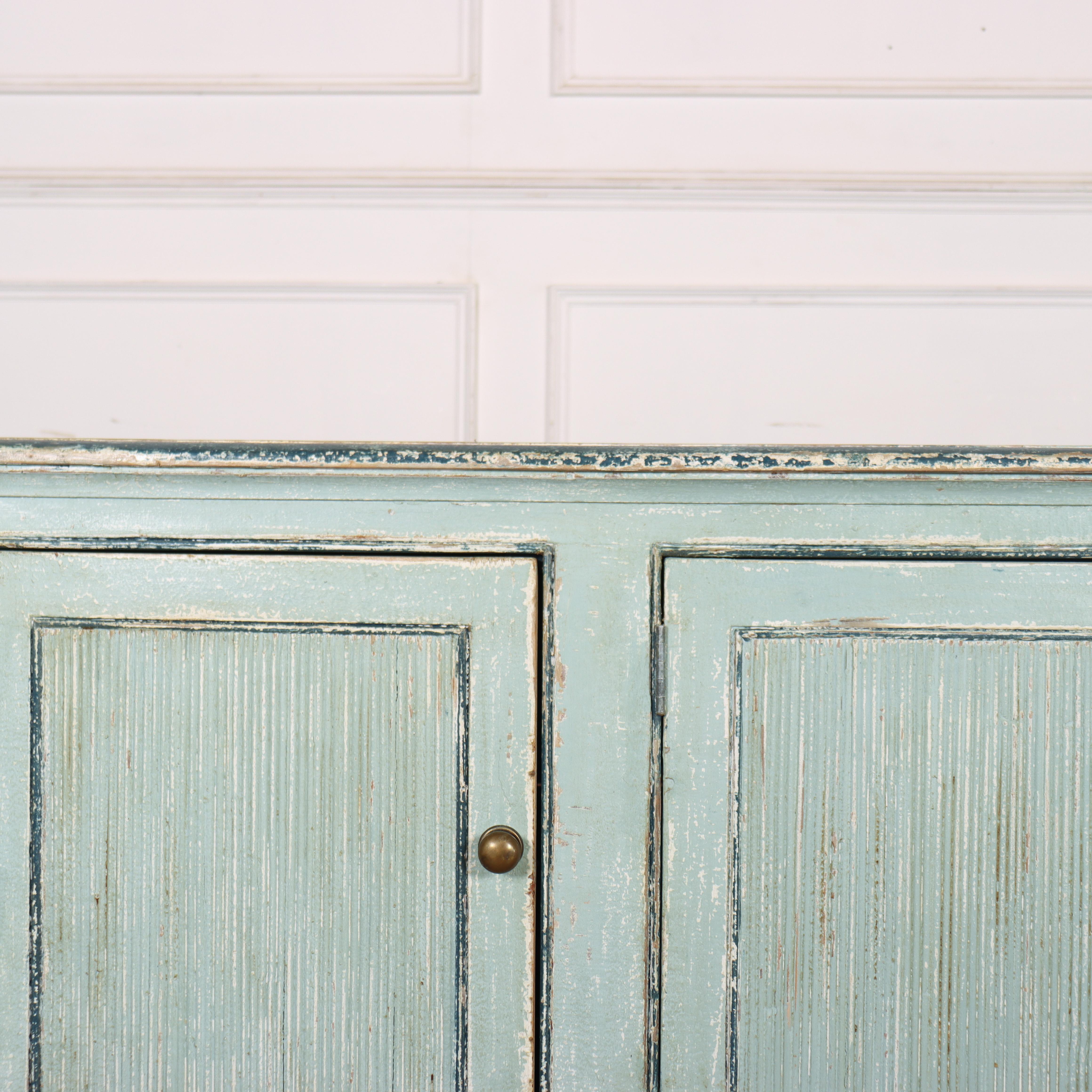 Pine Painted Danish Enfilade For Sale