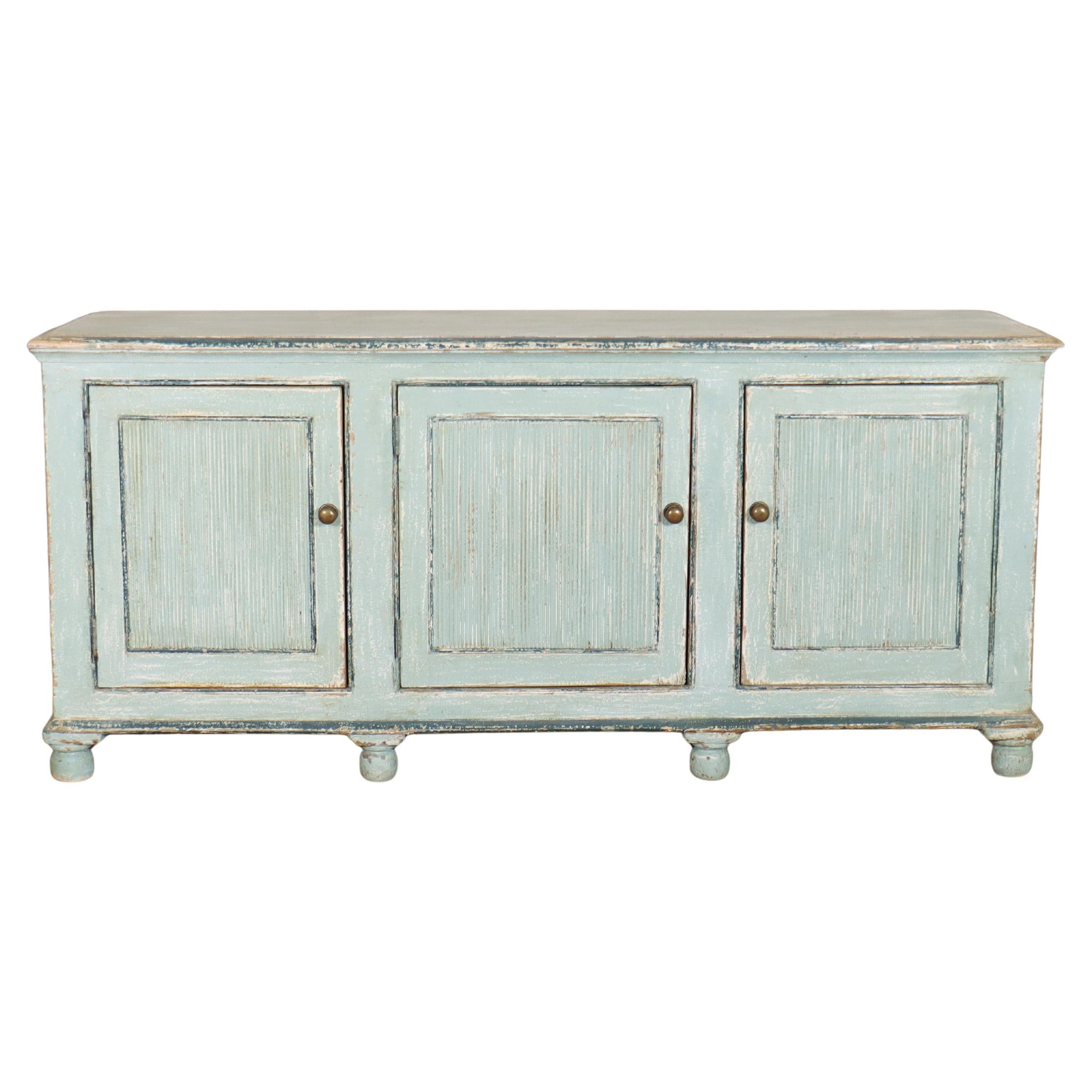 Painted Danish Enfilade For Sale