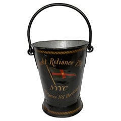 Painted Deck Bucket with Yacht Reliance