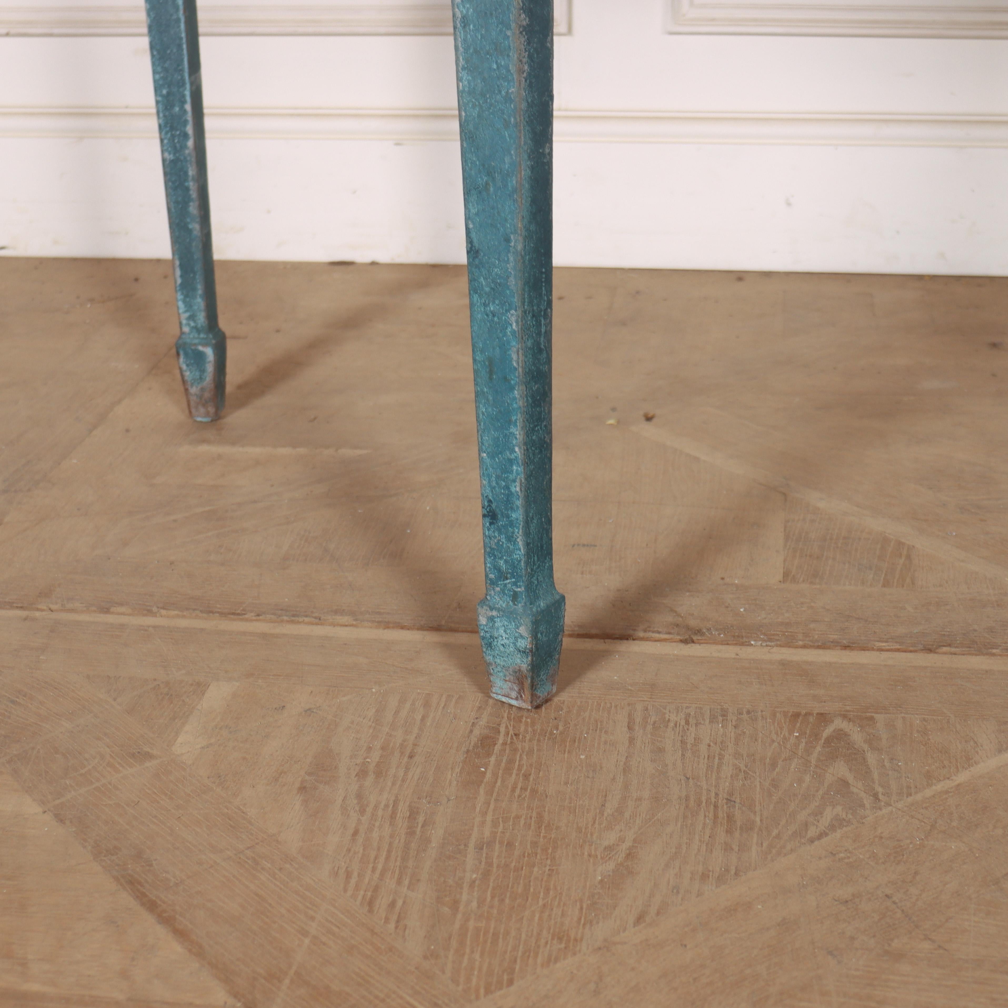 George IV Painted Demi-lune Console Table For Sale