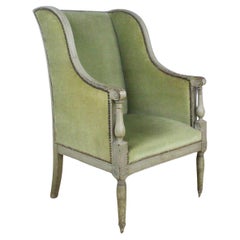 Fauteuil Directoire peint