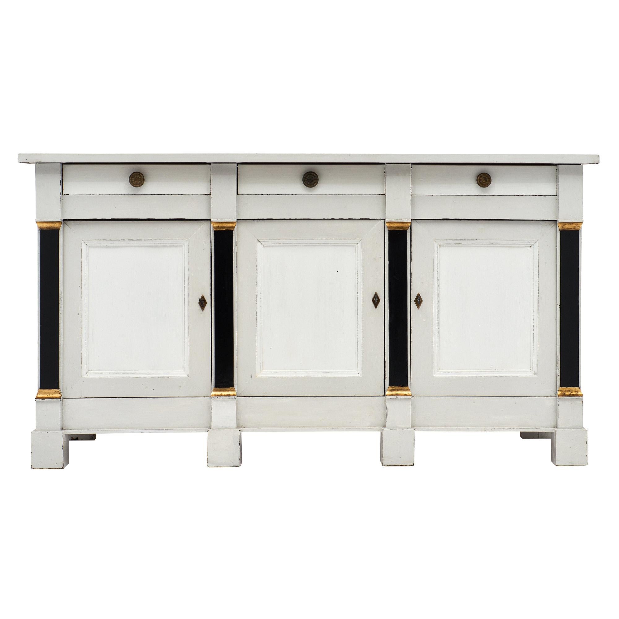 Painted Directoire Style French Buffet