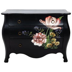 Painted Dutch Oak Chest, circa 1820