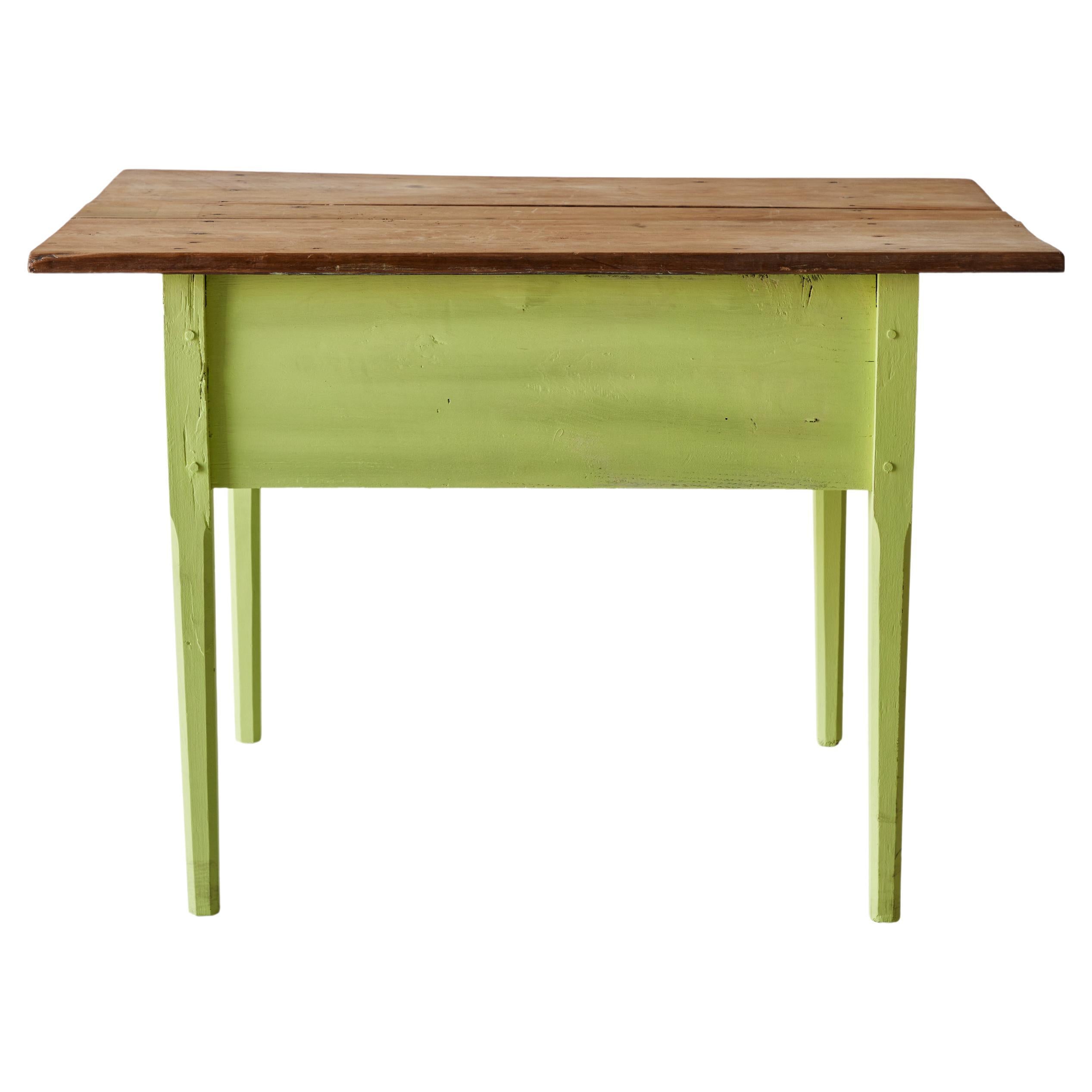 Painted Early American Table at 1stDibs