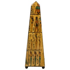 Painted Egyptian Obelisk