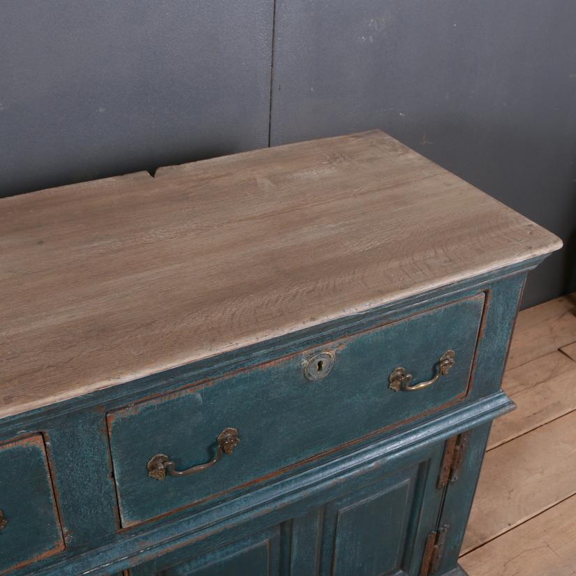 18th Century and Earlier Painted English Dresser Base