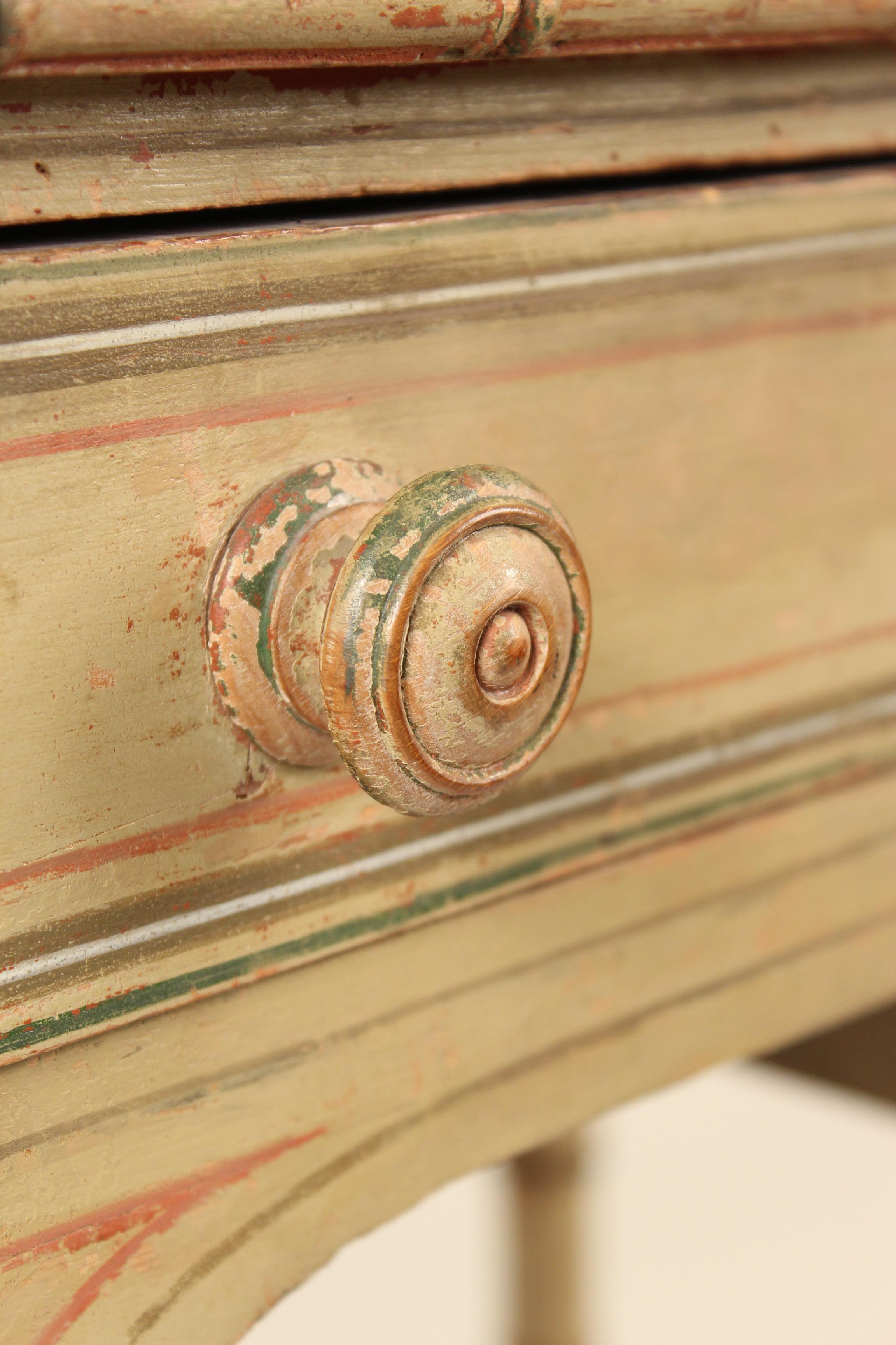 Painted English Regency Writing Table 6