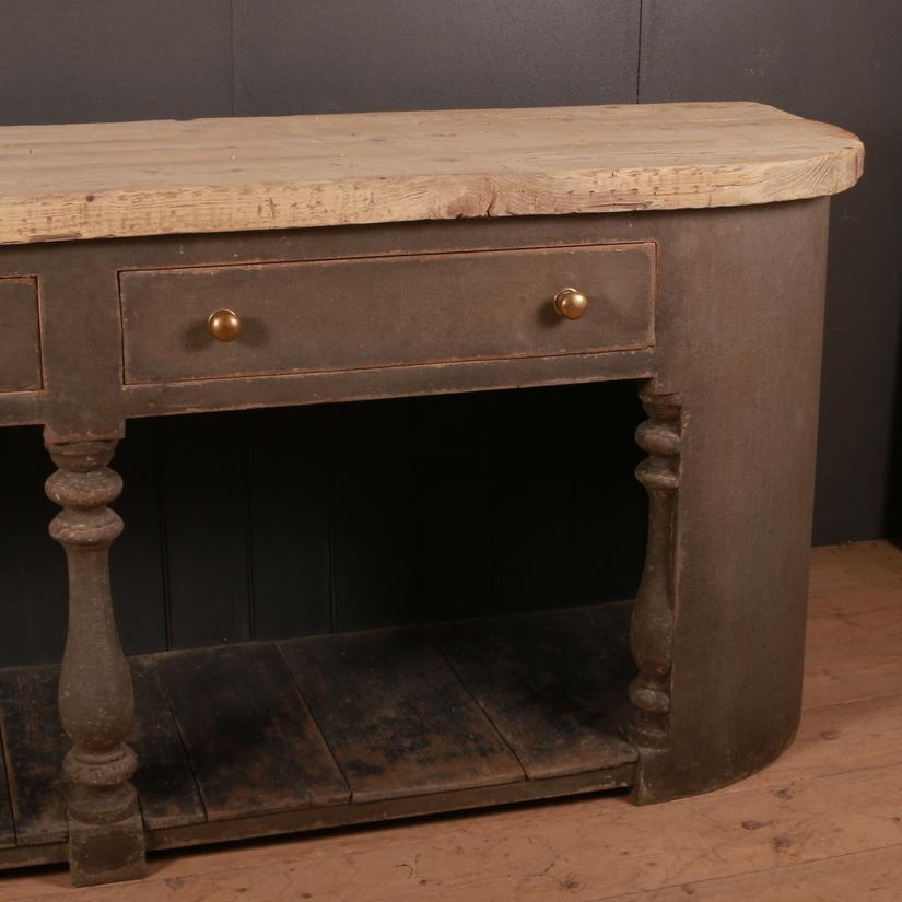 George III Painted English Sideboard from the City of Bath