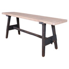 Painted English Trestle Table