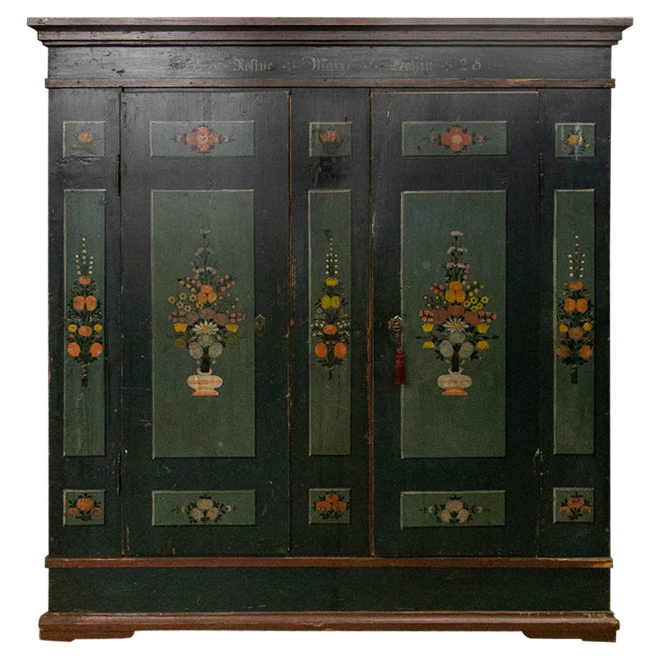 Painted European Armoire