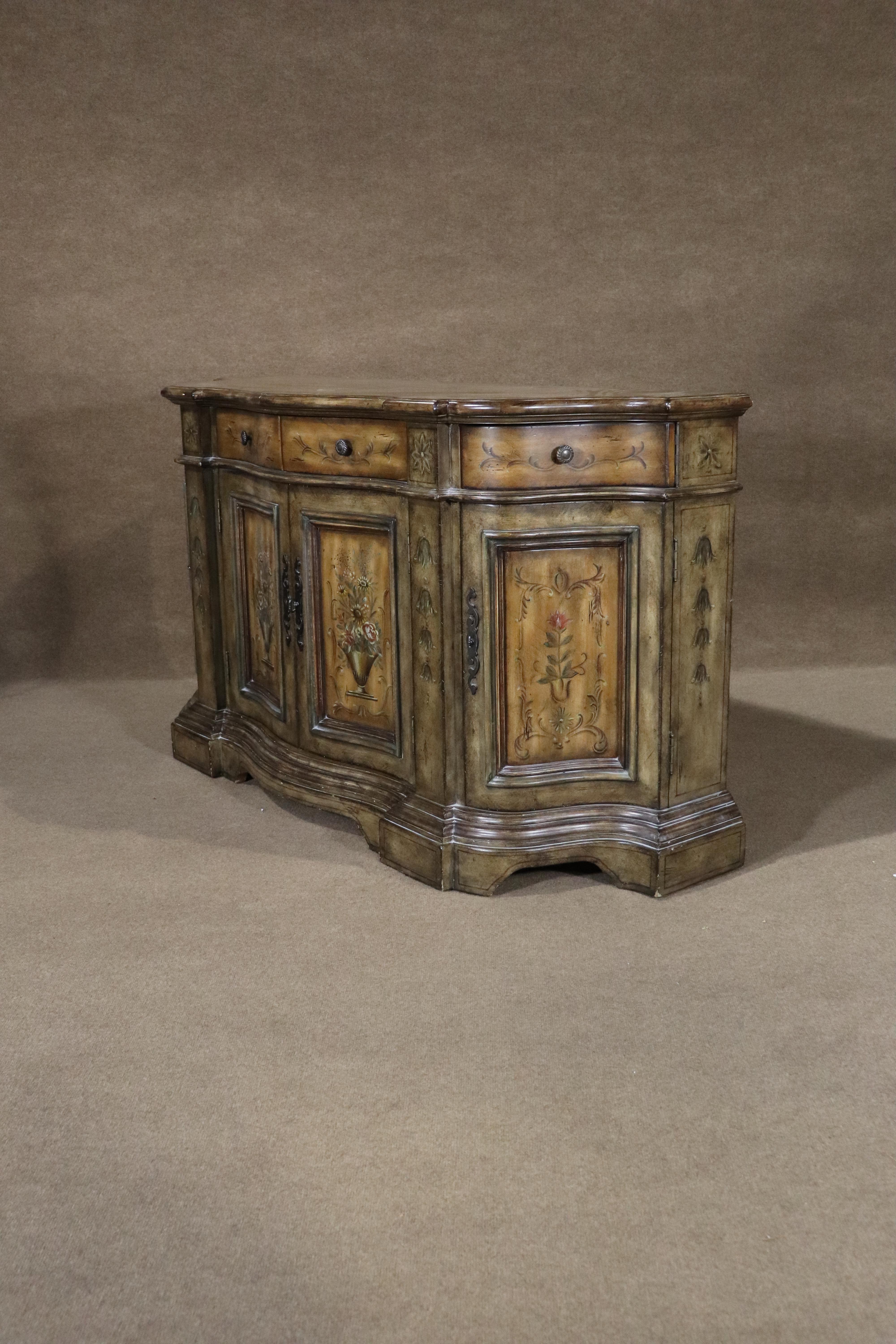 Painted European Style Buffet For Sale 1